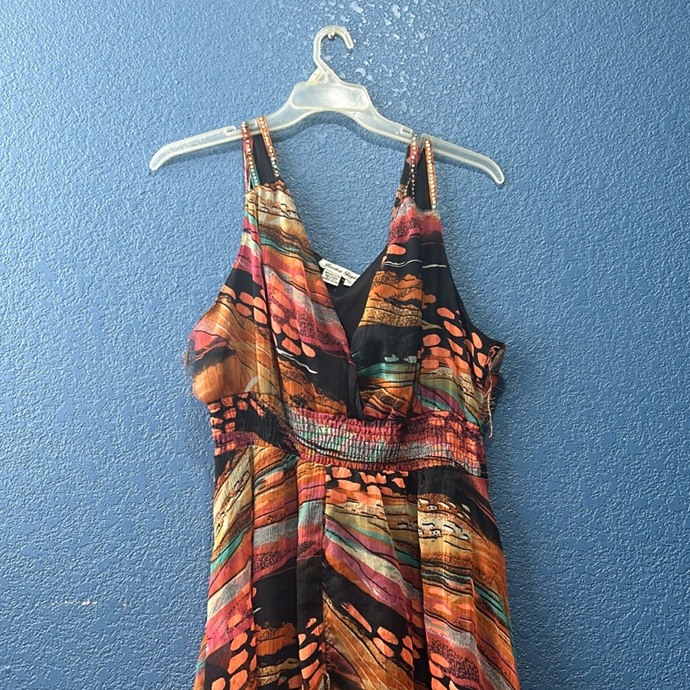 Jessica Taylor multi colored dress